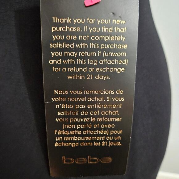 NEW Bebe Black Laser Cut Open Back Sleeveless Bling Maxi Dress Y2K ccasion - Picture 7 of 15